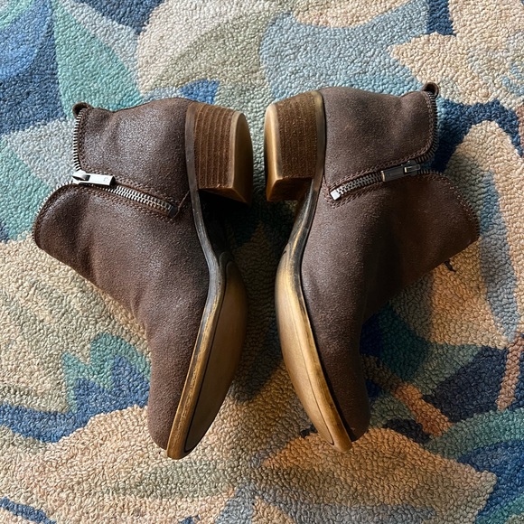 Lucky Brand Double Zip Suede Booties - Picture 3 of 6